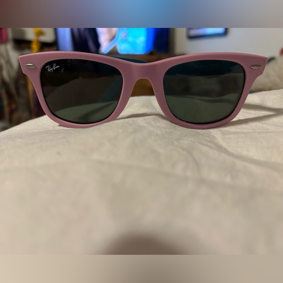 Ray Ban Wayfarers Custom Pink & Teal -NEW - Picture 5 of 6